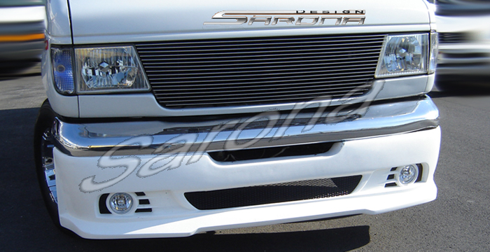 Custom Ford Econoline Van Front Bumper  All Styles Front Add-on Lip (1997 - 2007) - $450.00 (Manufacturer Sarona, Part #FD-002-FA)